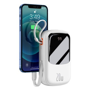 BASEUS Qpow Digital Display QC PB 20000mAh 20W with iP cable PPQD - H