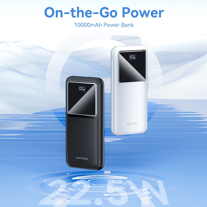 Vention Powerbank 10000Mah 22.5W LED Display - FHK