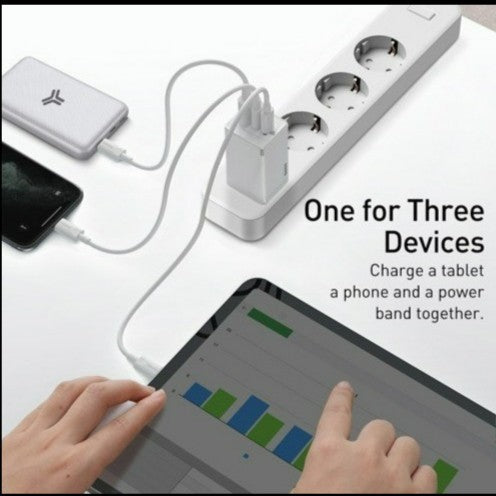 Baseus GaN2 Pro Quick Charger 2C+U 65W EU - CCGAN2P-B