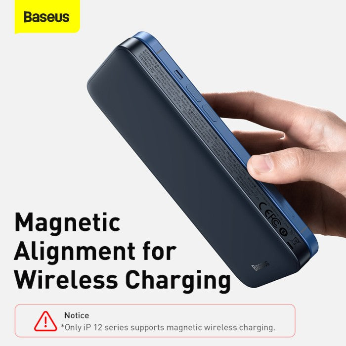BASEUS Magnetic Wireless Fast charging PB 10k mAh 20W NEW PPQD