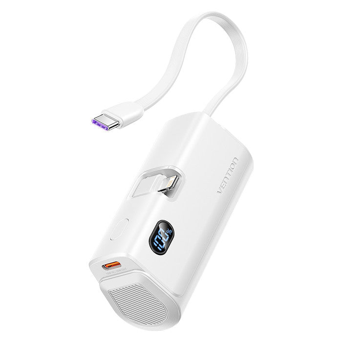 Vention Mini Powerbank 4800mAh USB Type C Lightning 22.5W Fast Charging - FHR