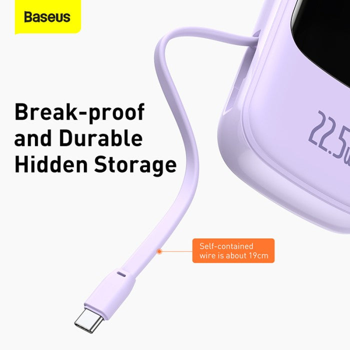 BASEUS Qpow Digital Display QC Powerbank 20000mAh 22.5W - PPQD-I
