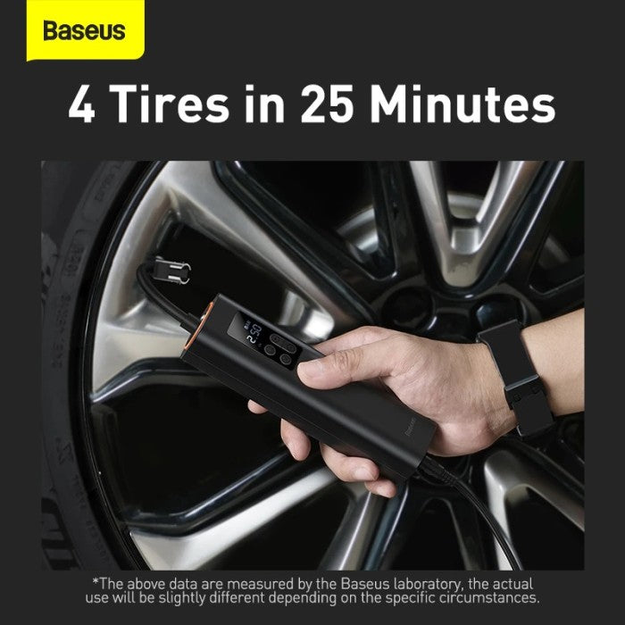 BASEUS Super Mini Inflator Pump Black CRCQ