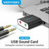 Vention Universal External S17 USB Sound Card  - VAB-S17-B