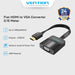 Vention Flat HDMI To VGA HD Video Converter 0.15M - 74345
