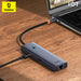 Baseus Flite UltraJoy Series 6-Port HUB Docking Station With RJ-45
