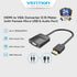 Vention HDMI to VGA Converter Adapter For Monitor dan Proyektor - 42161