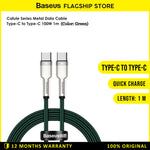 BASEUS Cafule Series Metal Data Cable C to C 100W 1m -CATJK-C