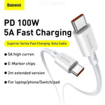 BASEUS Superior Series Fast Charging Data Type-C to Type-C 100W CATYS