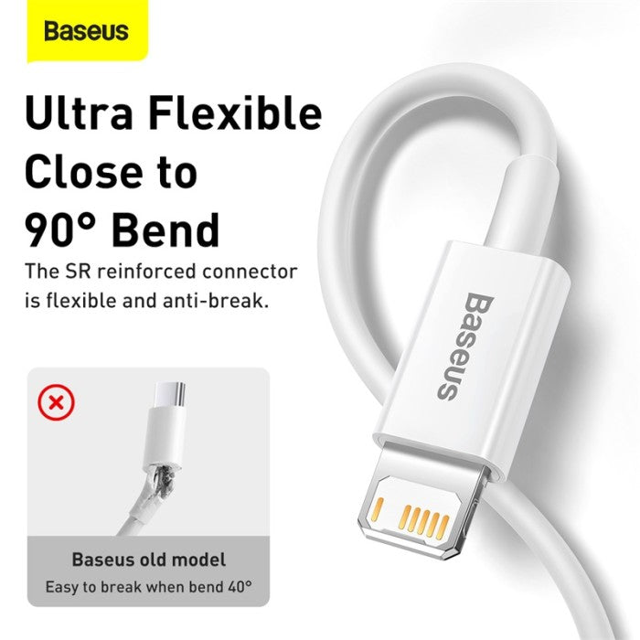 BASEUS Superior Series Fast Charging Data USB to iP 2.4A 0.25m CALYS