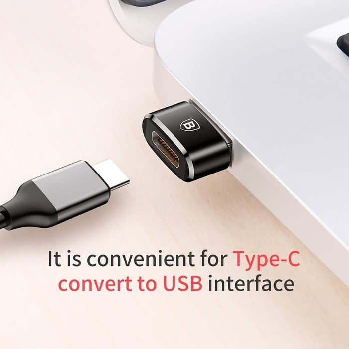 BASEUS OTG Mini Type-C female to USB male adapter converter-CAAOTG-01
