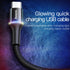 BASEUS halo data cable USB For Micro 3A 1m Black CAMGH-B