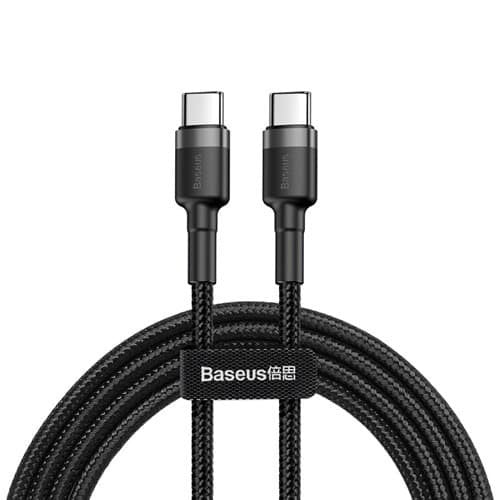 BASEUS Cafule 60W C to C flash charging data cable line 60w 1m CATKLFG