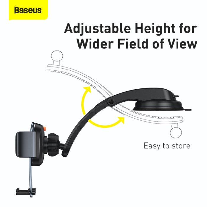 BASEUS Easy Control Clamp Car Mount Holder (A Set) - SUYK00000