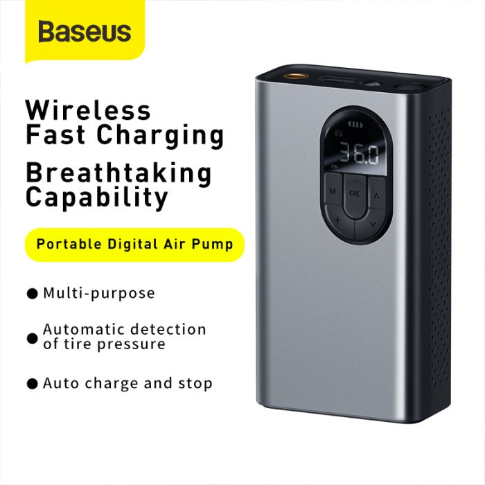 BASEUS Energy Source Inflator Pump Black CRNL04