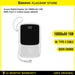 Baseus Qpow Digital Display 3A Powerbank 10000mAh Type C Cable - PPQD