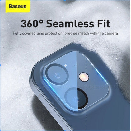 BASEUS Full-Frame Lens Film For iP 12/iP 12 Pro 2pcs - SGAPIPH61N-AJT