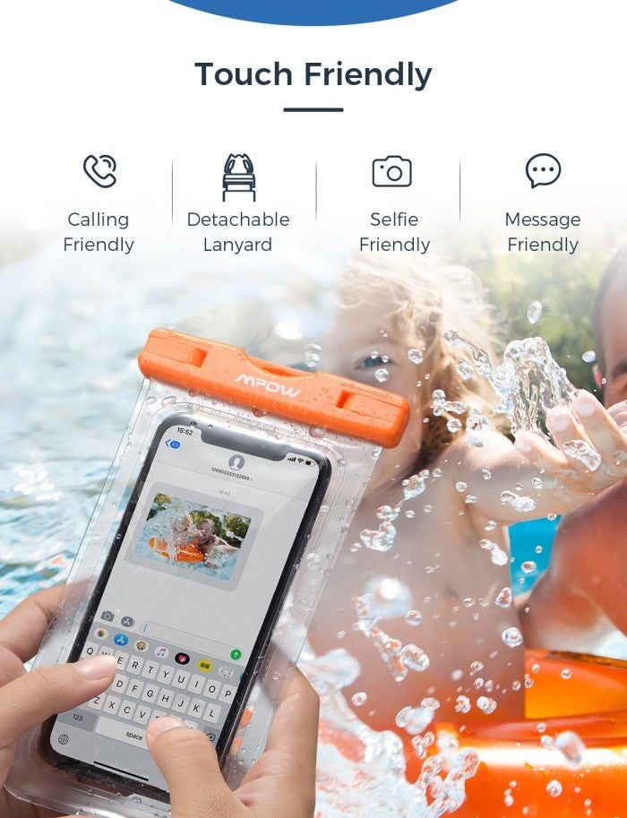 Mpow Waterproof Phone Pouch 3pack