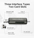 Vention Card Reader All in 1 USB 2.0 480Mbps Micro/SD/TF Type C OTG - CCJ