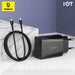Baseus Speed Mini Quick Charger 1C 18W with Cable type C to iP 1m
