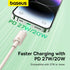 Baseus Kabel Charger Habitat Series Type C to iP Fast Charge 20W 1m