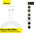 BASEUS Mini White Cable Type-C to iP PD 20W 1m CATLSW