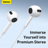 Baseus Encok 3.5mm Lateral In-ear Wired Earphone H17 - NGCR020002