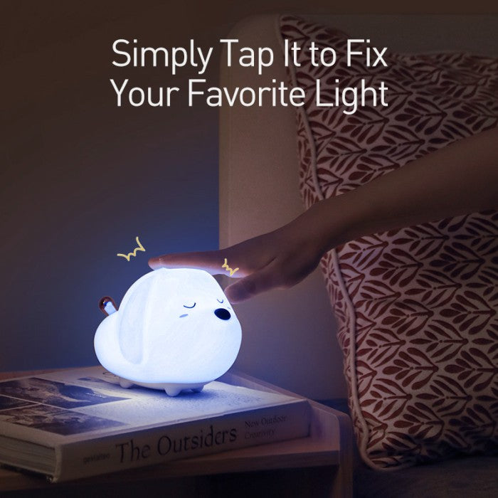 BASEUS Lampu Tidur Cute Series Silicone Night Light - DGAM