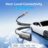 Vention Kabel USB 2.0 Male to AUX TRS 3.5mm Car Wireless Bluetooth 5.4 Audio Receiver Coiled Cable HIFI - NAI