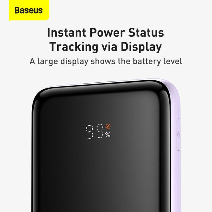 BASEUS Elf Digital Display Fast Charge Powerbank 10000mAh 22.5W PPJL