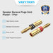 Vention Konektor Speaker Jack Banana Plugs Gold Plated - BFD