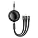 BASEUS Bright Mirror 1-for-3 Data Cable USB to MLC 1.2m 66W - CAMLC-MJ