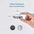Choetech C0054 Fast Car Charger Dual USB C 36W