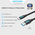 Vention Kabel Charger USB 3.0 A to C 3A Fast Charging - COZ