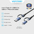 Vention Kabel Data 4in 1 100W Fast Charging 5A - CTL