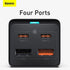 GAN3 PRO Desktop Powerstrip AC+2U+2C 65W EU (Inc: Baseus Xiaobai)-PSZM