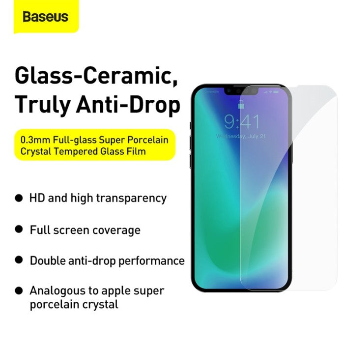 Baseus Full-glass Super porcelain crystal Tempered Glass Film