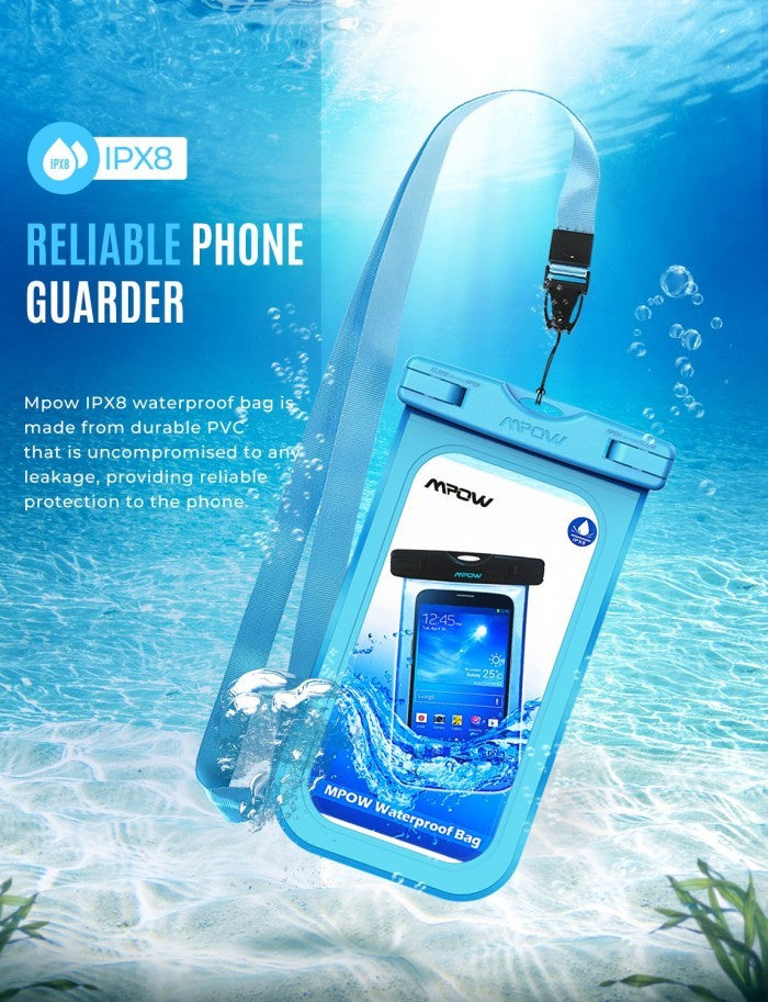Mpow Waterproof Phone Pouch 4 pack