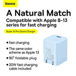 BASEUS (charger only) Super Si Pro Quick Charger 1C 20W CN CCSP03