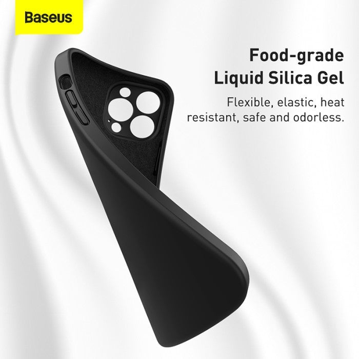 Baseus Liquid Silica Gel Protective Case For iP 13 pro max 2021 Black