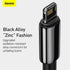 BASEUS Tungsten Gold Fast Charging Data Cable USB to iP 2.4A 1m CALWJ