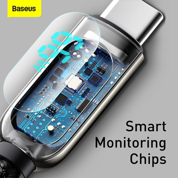 Baseus Display Fast Charging Data Cable USB to Type-C 66W 1M