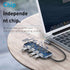 BASEUS Multi-functional HUB (Type-C to 4xUSB3.0+PD) Deep gray CAHUB-EZ