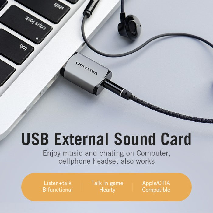 Vention USB Sound Card External USB - CDN