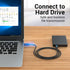 Vention Kabel Data USB 3.0 A Male to A Male 2A 5Gbps Extension Cable 1M 2M 3M - CON