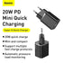 BASEUS Super Si Charger 1C 20W with Cable Type-C to iP 1m - TZCCSUP-B