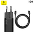 BASEUS Super Si Charger 1C 20W with Cable Type-C to iP 1m - TZCCSUP-B