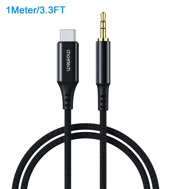 Choetech AUX006 Audio Cable Type C to 3,5mm 1M