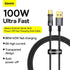 Baseus Explorer Series Auto Power-Off Data Cable USB to Type C 100W 1M