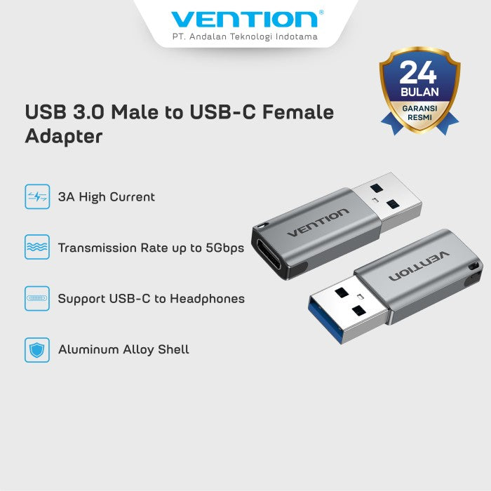 Vention Adapter USB 3.0 to Type C Female - CDP